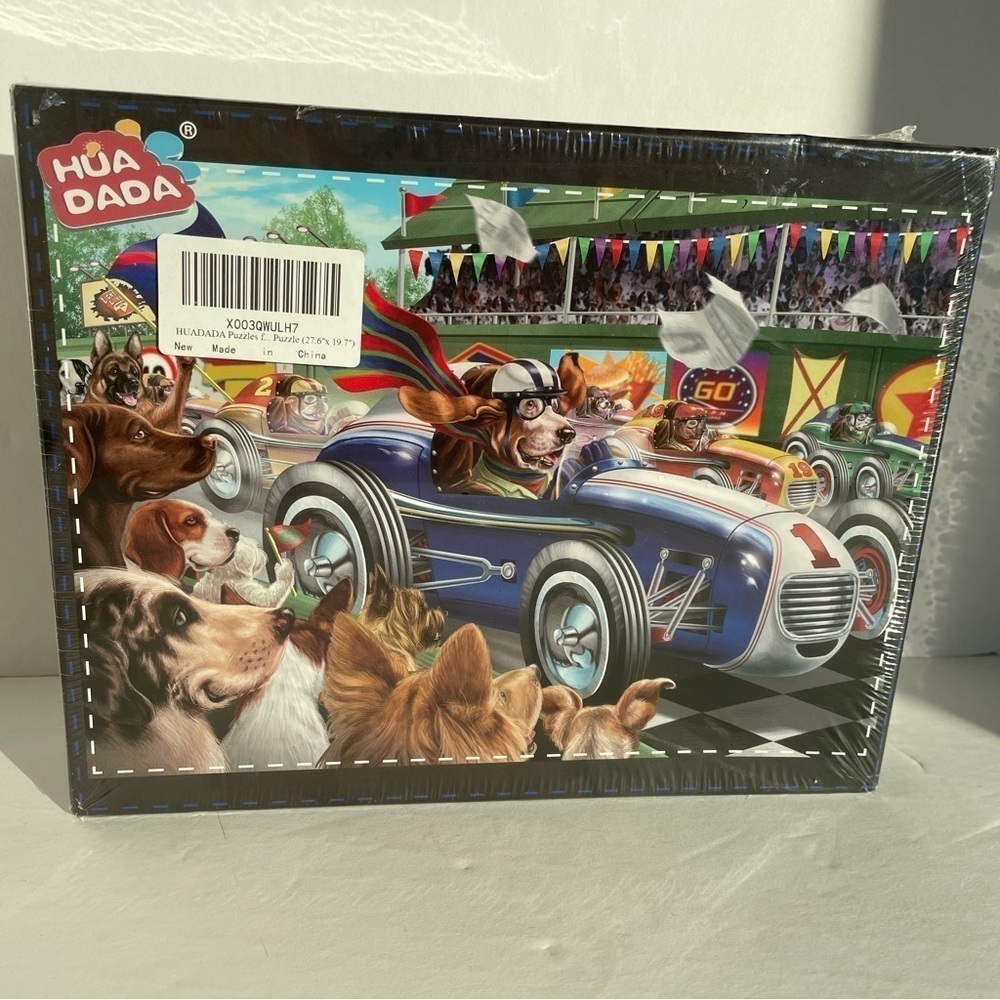 Racing Dogs 1000 pcs Puzzle‎ Hua Dada NWT